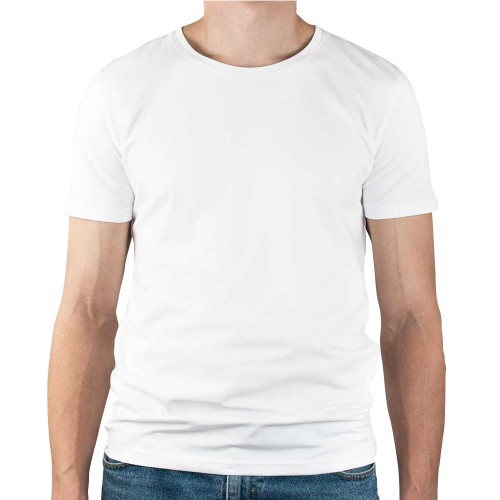 Футболка унісекс з Вашим принтом біла бавовна (8041)